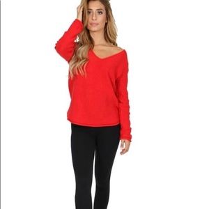 Kittenish Red Sweater